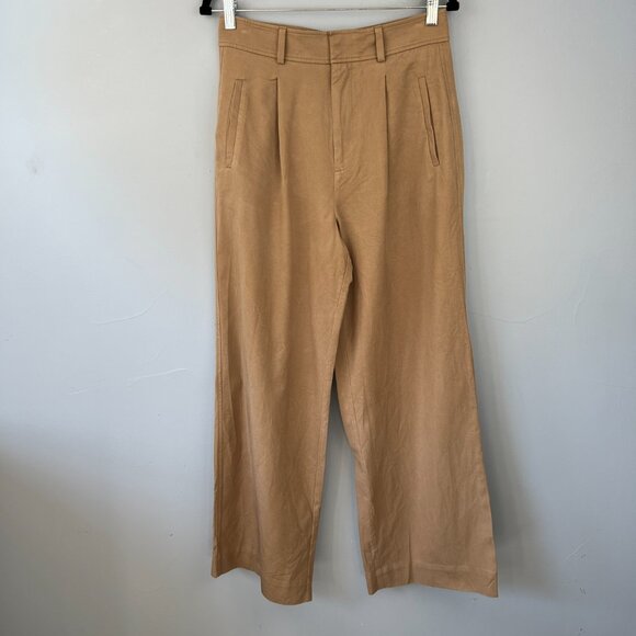 Everlane The Way-High Drape Trouser Pant Size 6 Short Wide Leg - Picture 3 of 9